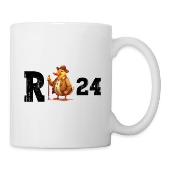 Pension 2024 Duck Pensioner Retraité Drôle - Mug blanc - blanc - Droite