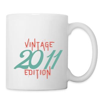 Jahrgang 2011 Ausgabe - Tasse - Weiß - Rechts