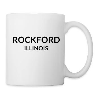 Rockford Illinois USA - Tasse - Weiß - Rechts