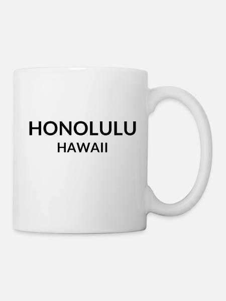 Honolulu Hawaii USA - Tasse - Weiß