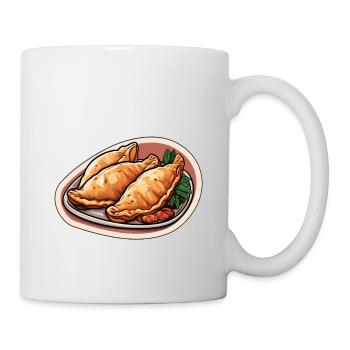 Empanadas three dumplings - Mug - white - Right
