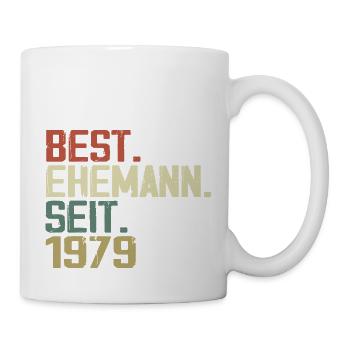 Best Ehemann Seit 1979 Geburtstagsgeschenk 1979 - Tasse - Weiß - Rechts