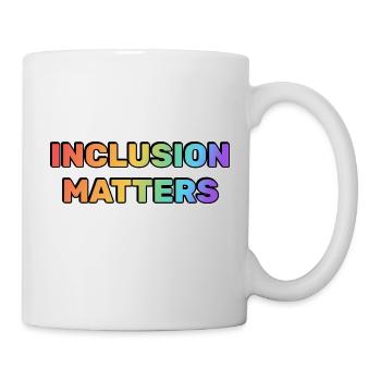 Inclusion Matters Rainbow LGBT Pride - Mug - white - Right