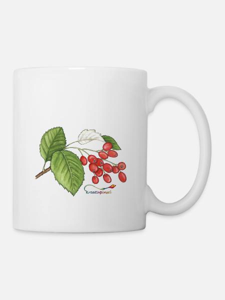 Mûre (Sorbus aria) - Mug blanc - blanc
