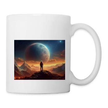 L’ascension de Charon au-dessus de Pluton Partie III - Mug blanc - blanc - Droite