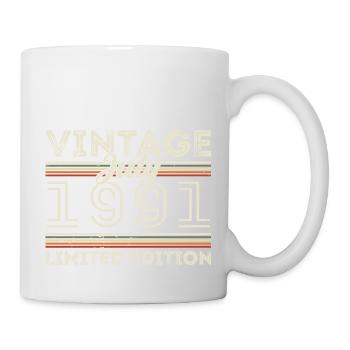 Juli 1991 Juli Geburtstagsgeschenk Juli 1991 - Tasse - Weiß - Rechts
