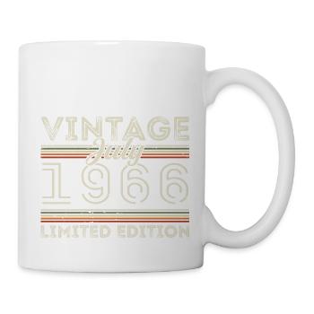 Juillet 1966 Juillet Cadeau d’anniversaire Juillet 1966 - Mug blanc - blanc - Droite