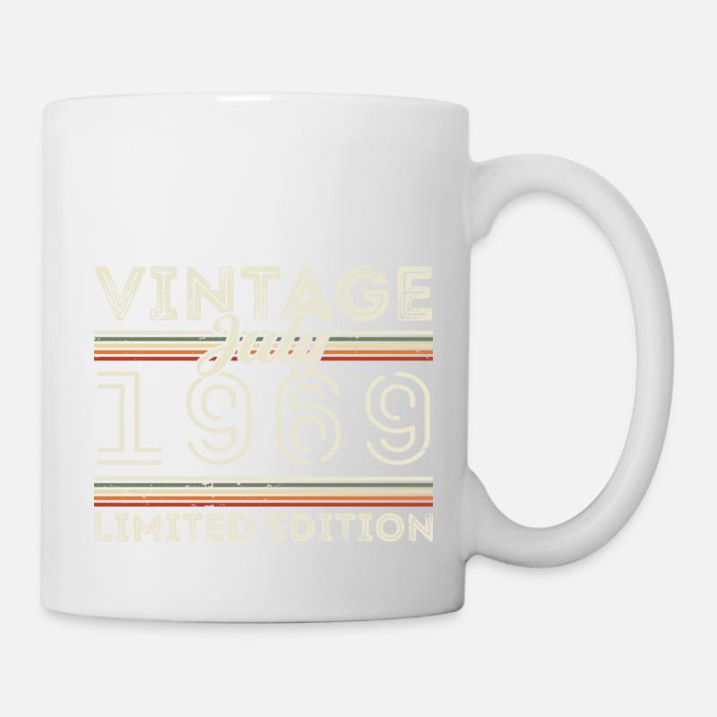 Juli 1969 Juli Geburtstagsgeschenk Juli 1969 - Tasse - Weiß