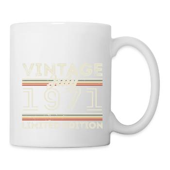 Juli 1971 Juli Geburtstagsgeschenk Juli 1971 - Tasse - Weiß - Rechts