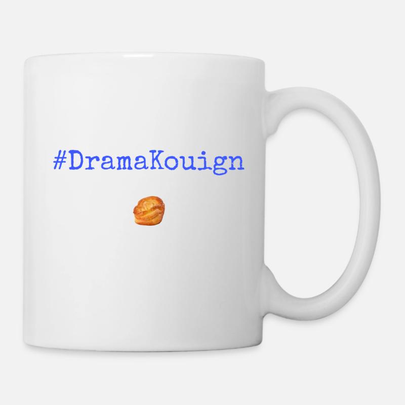 #DramaKouign Blue - Mug blanc - blanc