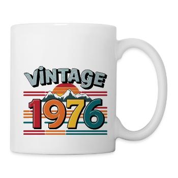 Vintage 1976 47 Year Old Birthday Gift Man Fe - Mug - white - Right