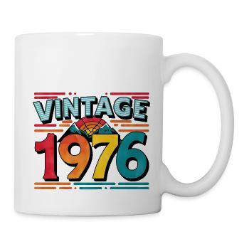 Vintage 1976 47 Year Old Birthday Gift Man Fe - Mug - white - Right