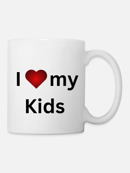 I love my Kids - Tasse - Weiß