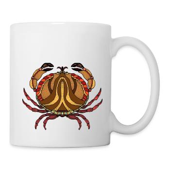Krebs - Tasse - Weiß - Rechts