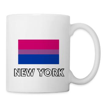 Bi Pride Flag New York - Mug - white - Right