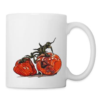 Schimmel // Tomate - Tasse - Weiß - Rechts