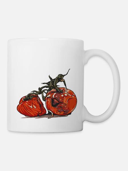 Schimmel // Tomate - Tasse - Weiß