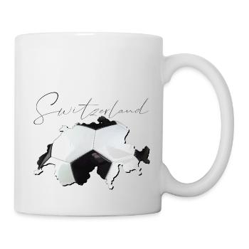 Carte de la Suisse – Real Football FR - Mug blanc - blanc - Droite