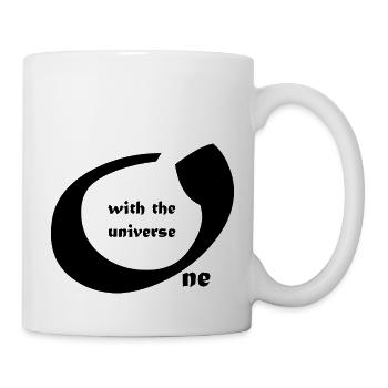 Eins mit dem Universum - Tasse - Weiß - Rechts