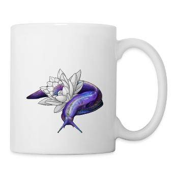 Lotus Schnecke - Tasse - Weiß - Rechts
