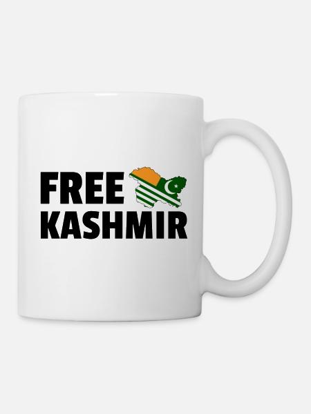 Free Kashmir: Bold Support for Kashmiri Rights - Mug - white