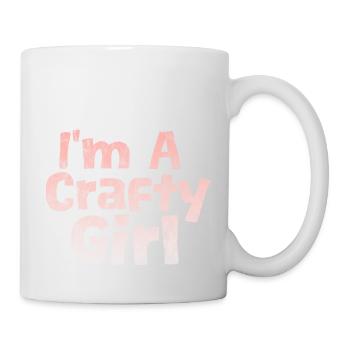 I'm A Crafty Girl 3 - Tasse - Weiß - Rechts