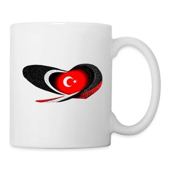 Heartveat Turkey - Tasse - Weiß - Rechts