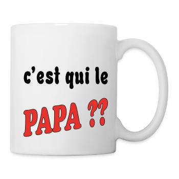 Who's the dad?? - Mug - white - Right
