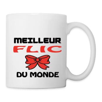 BESTER COP DER WELT - Tasse - Weiß - Rechts