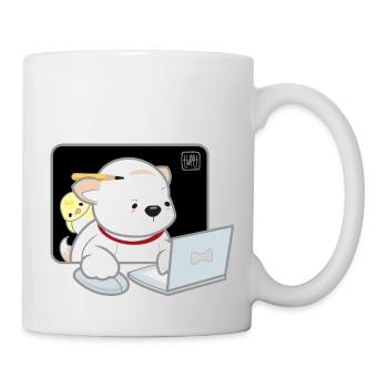 Hund koreanisch - japanischer Stil 05 - Tasse - Weiß - Rechts