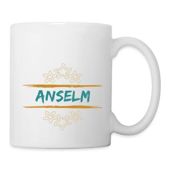 Cadeau pour Anselme - Mug blanc - blanc - Droite