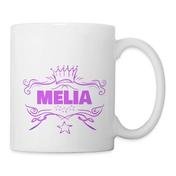 Melia als Baby - Tasse - Weiß - Rechts