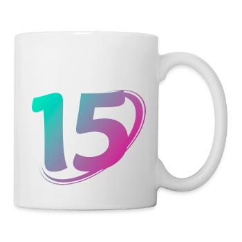 Number 15 multicolor - Mug - white - Right