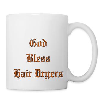 GodBlessSèche-cheveux - Mug blanc - blanc - Droite