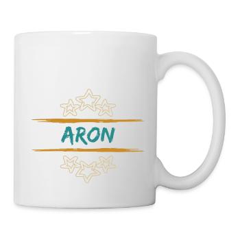 Aron - Mug blanc - blanc - Droite