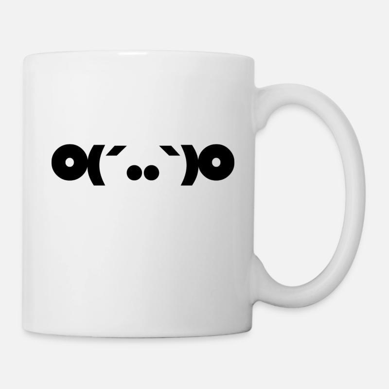 Singe O( ́.. ')O signe - Mug blanc - blanc