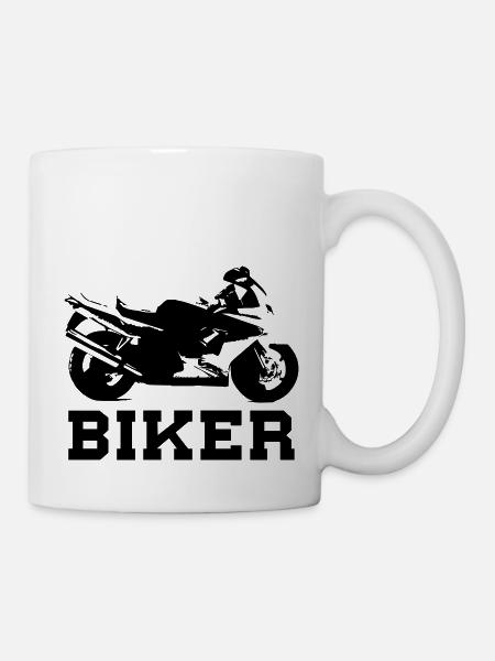 Motard Mottorrad - Mug blanc - blanc