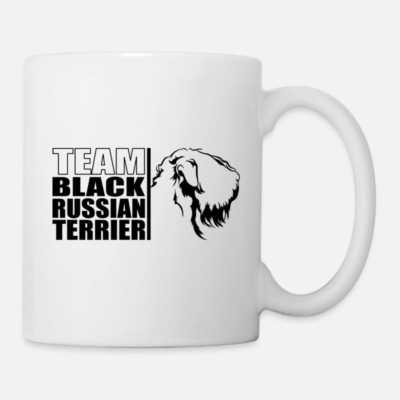 TEAM Black Russian Terrier Hunde Hund Wilsigns - Tasse - Weiß