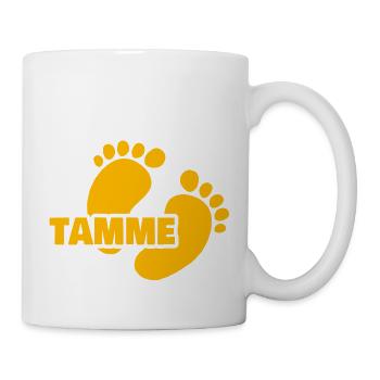 Geburt Tamme - Tasse - Weiß - Rechts