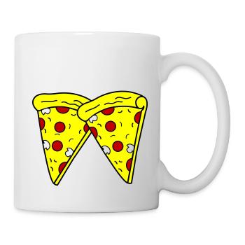 Pizza 2 - Mug blanc - blanc - Droite