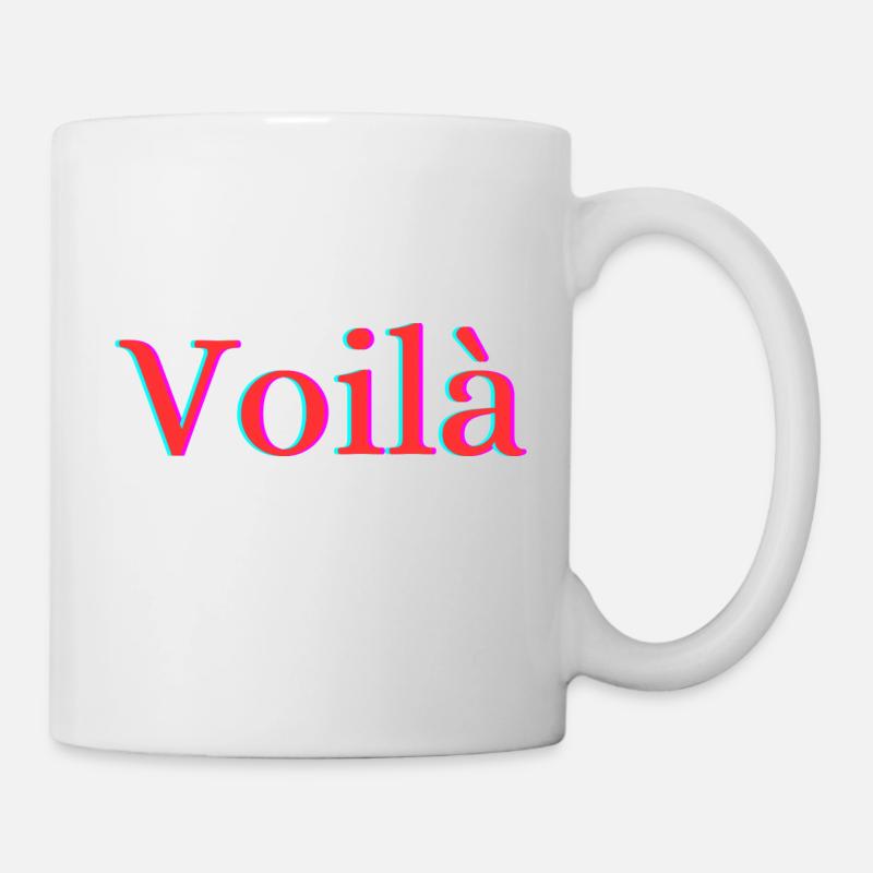 Voilà - Mug blanc - blanc