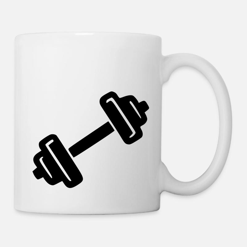 Dumbbell - Mug - white