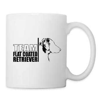 TEAM Chien retriever à poil plat Chien Wilsigns - Mug blanc - blanc - Droite