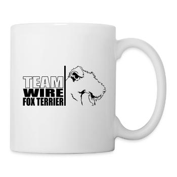 TEAM Wire Fox Terrier Hunde Hund Wilsigns - Tasse - Weiß - Rechts