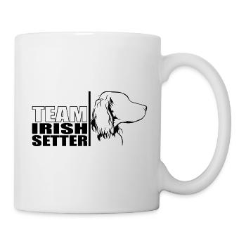 TEAM Chien Setter Irlandais Chien Wilsigns - Mug blanc - blanc - Droite