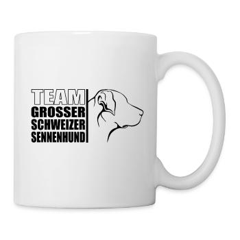 TEAM Large Swiss Mountain Dog Dogs Wilsigns - Mug - white - Right