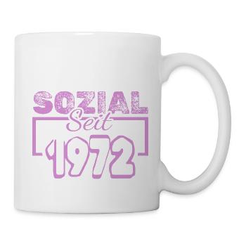 Sozialarbeiter 1972 - Tasse - Weiß - Rechts