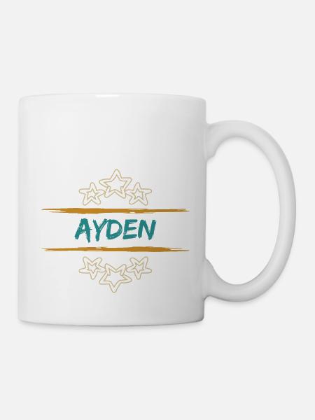 Geschenk für Ayden - Tasse - Weiß