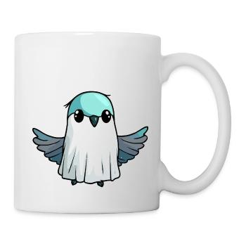 Hummingbird Bird Halloween Comic Ghost - Mug - white - Right