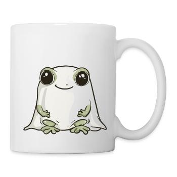 Frog Halloween Comic Ghost - Mug - white - Right